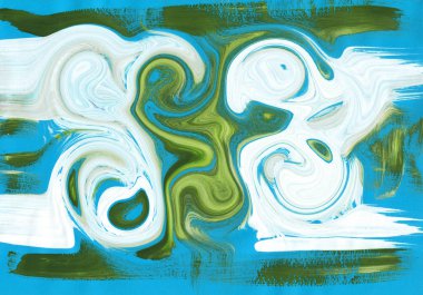 çok renkli akrilik boya doku soyut çizim