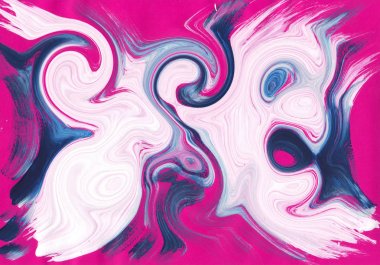 çok renkli akrilik boya doku soyut çizim