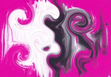 çok renkli akrilik boya doku soyut çizim