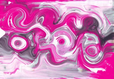 çok renkli akrilik boya doku soyut çizim