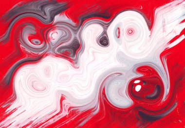 çok renkli akrilik boya doku soyut çizim