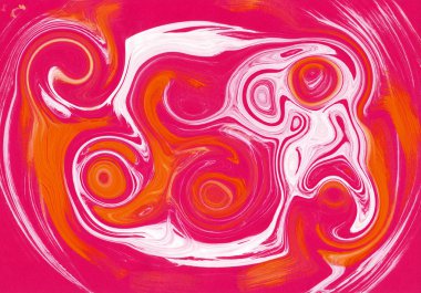 çok renkli akrilik boya doku soyut çizim