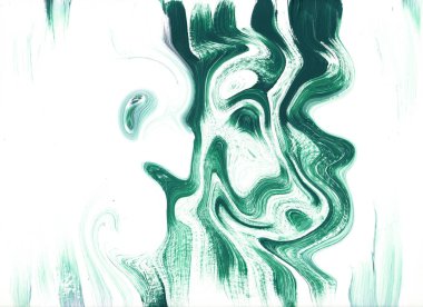 çok renkli akrilik boya doku soyut çizim