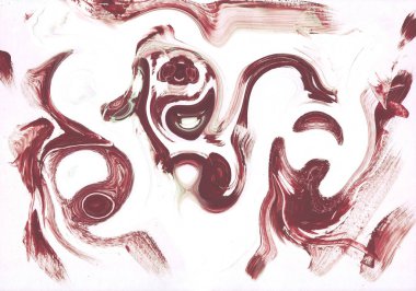 çok renkli akrilik boya doku soyut çizim