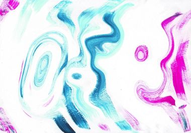 çok renkli akrilik boya doku soyut çizim