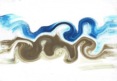 çok renkli akrilik boya doku soyut çizim