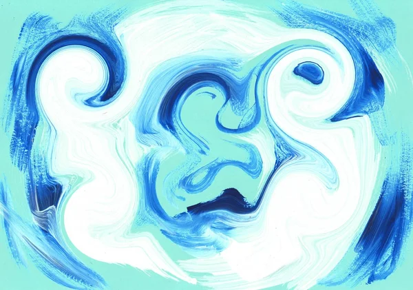 çok renkli akrilik boya doku soyut çizim