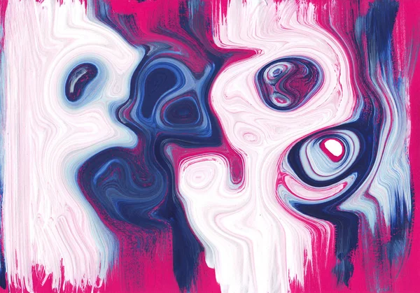 çok renkli akrilik boya doku soyut çizim