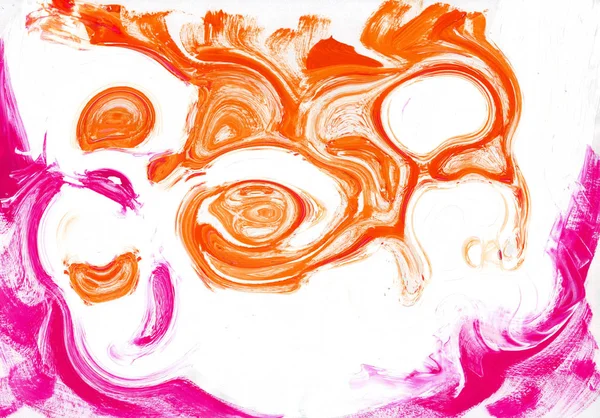 çok renkli akrilik boya doku soyut çizim