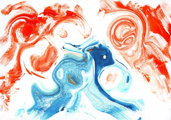 çok renkli akrilik boya doku soyut çizim