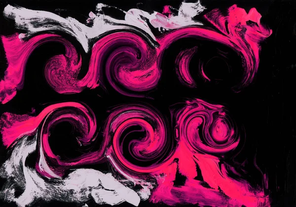 çok renkli akrilik boya doku soyut çizim