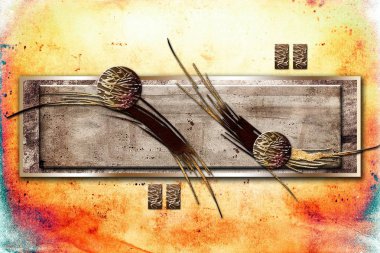 soyut renk tasarımı sanat illüstrasyonu