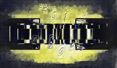 soyut renk tasarımı sanat illüstrasyonu