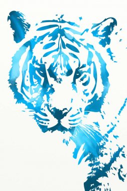 Kaplan illüstrasyon renk sanat