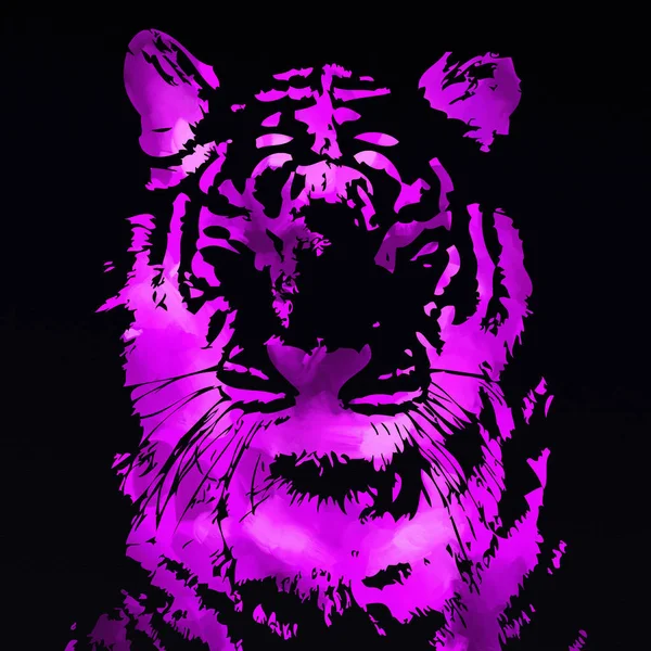 Колір Ілюстрації Тигрового Мистецтва — стокове фото
