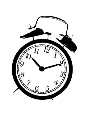 Antika saat çizim çizim retro