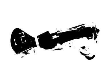 Sanat illüstrasyon uçak retro Vintage