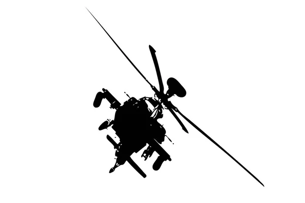 Σχεδίαση Τέχνη Στρατιωτικό Ελικόπτερο — Φωτογραφία Αρχείου