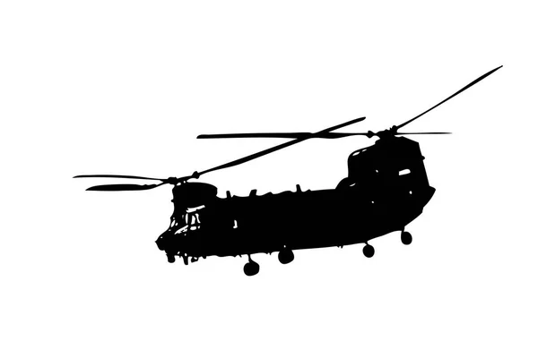 Projeto Arte Helicóptero Militar — Fotografia de Stock