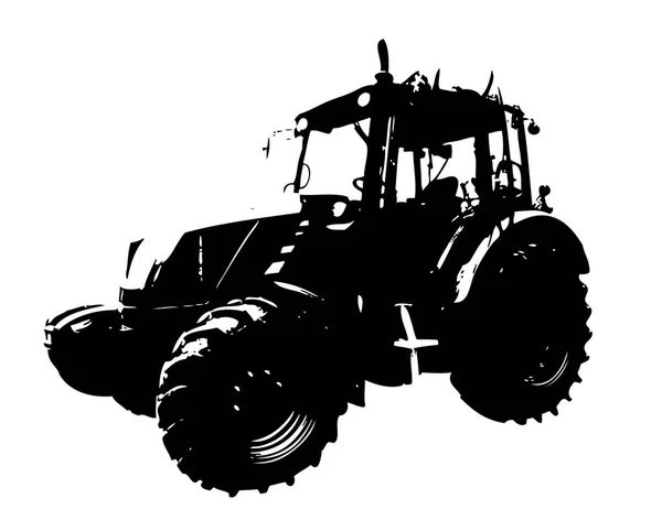 Ілюстрація Сільськогосподарського Трактора — стокове фото