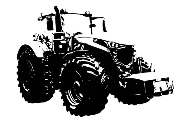 Tractor Agrícola Ilustración Arte — Foto de Stock