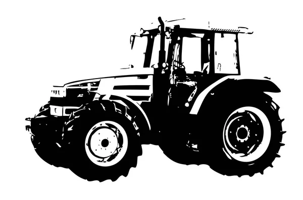 Ілюстрація Сільськогосподарського Трактора — стокове фото