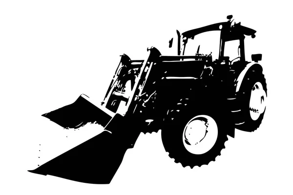 Tracteur Agricole Illustration Art — Photo