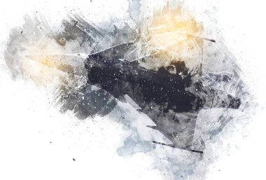 Amerikan savaş uçağı resim sanatı klasiği çiziyor.