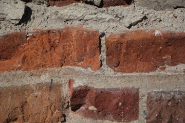 Eski tuğla duvar dokusu arka plan antika