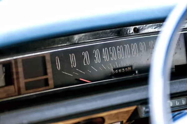 Vintage car meter — Stock Photo, Image