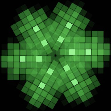 Arka plan. Fraktal tasarım. Kare desen.