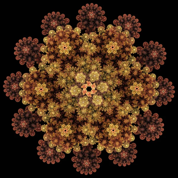 Roos patroon. Mandala patroon. Fractal design. Abstracte CHTERGRO — Stockfoto