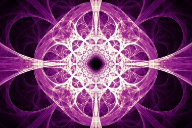 Soyut yuvarlak mor petal yakın çekim