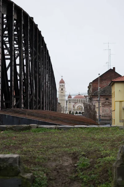 Pohled Železný Most Kostel Zrození — Stock fotografie