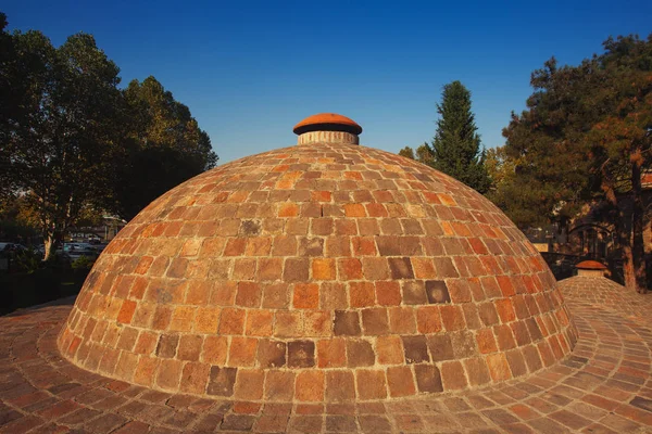 Georgian Culture, Travel concept. A dome of traditional sulphur bath — Stock Photo, Image