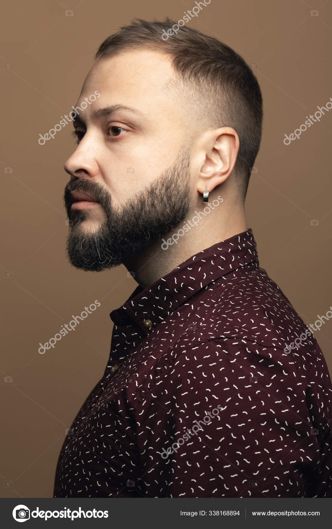 Fabuloso en cualquier concepto de Retrato de perfil de un