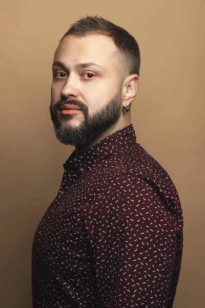 Fabulous at any age concept. Portrait of smiling 40-year-old man — Stock Photo, Image