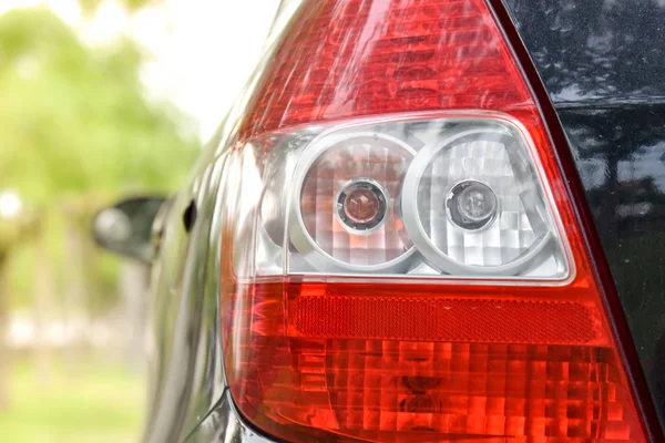 Taillight de carro preto — Fotografia de Stock