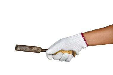 keski tutarak koruma eldiven ile yardım