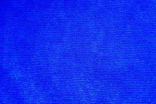 Primo piano colpo di tessuto in microfibra blu texture per lo sfondo — Foto Stock