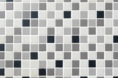 Siyah, gri, krem Mozaik çini