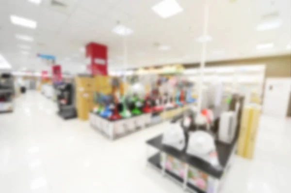 blurred electronics store for background