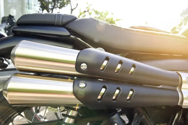 Motorcycle exhaust pipes — Stock Photo, Image