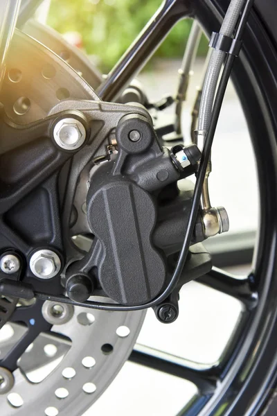 Motorcycle disk brake — Stock Photo, Image