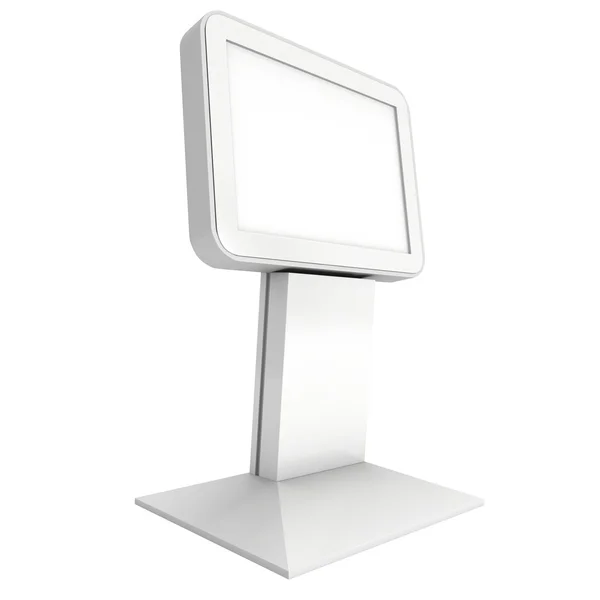 Trade show booth LCD screen stand. — Stock Photo, Image