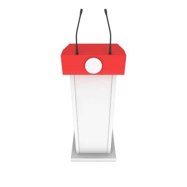 3d Speaker Podiums — Stock Photo, Image