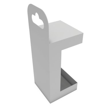 3D asılı açık kutu