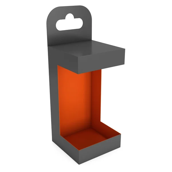 3d Hanging open box — Stock Photo, Image