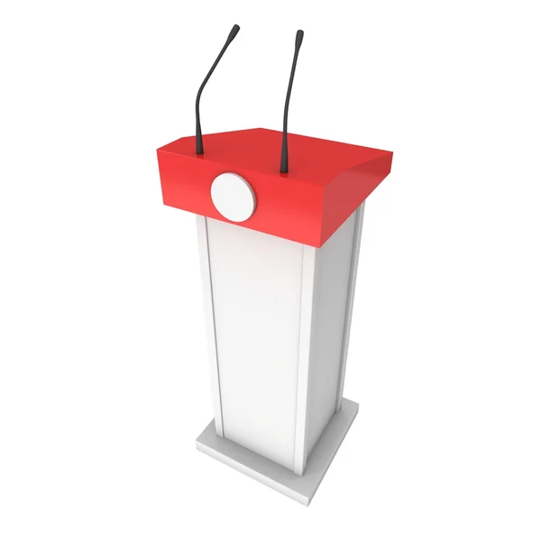 3d Speaker Podiums — Stock Photo, Image