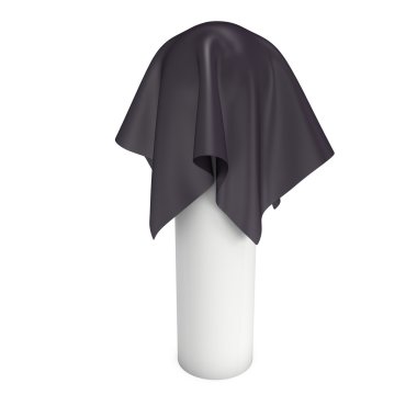 Sunu Kaide karanlık bezle kaplı